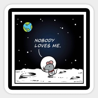 Nobody loves me Sticker